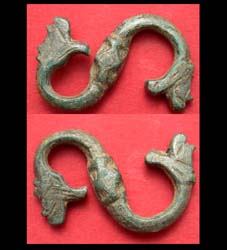 Ostrogoths, Buckle, Dragons, 5th-6th Cent, Very Rare!